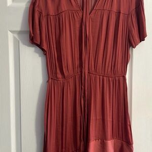 Simply Vera Vera Wang Terracotta Mini Dress